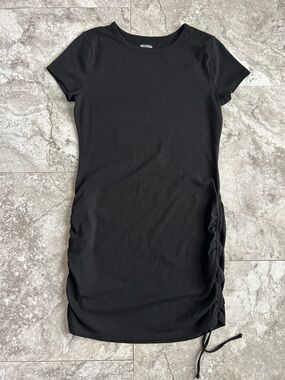 Wild Fable Women's Short Sleeve Ruched Side Bodycon T-Shirt Mini Dress M